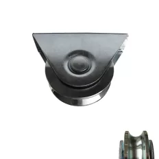   3262811 rászerelhető tolókapu görgő, U profil - 100 mm (horganyzott)