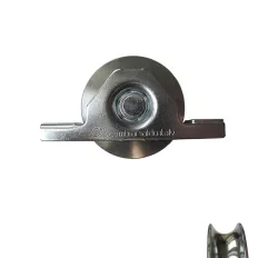   3262813 süllyesztett tolókapu görgő, U profil - 80 mm (horganyzott)