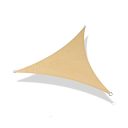 3393401 háromszög napvitorla, homok - 5x5x5 m (180g/m2 HDPE szövet)