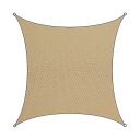 3393403 napvitorla, homok - 5x5 m (180g/m2 HDPE szövet)