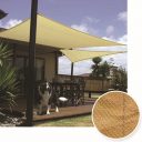 3393403 napvitorla, homok - 5x5 m (180g/m2 HDPE szövet)