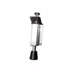 3431810 rugós ajtókitámasztó, inox - 14 cm