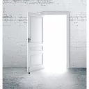 3431810 rugós ajtókitámasztó, inox - 14 cm