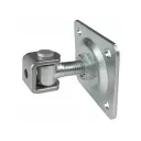 3451151 állítható forgáspont, talpas M16 - 80x80 mm (horganyzott)