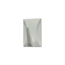 3515100 öntapadós műanyag akasztó, téglalap, fehér - 20x30 mm