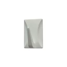   3515100 öntapadós műanyag akasztó, téglalap, fehér - 20x30 mm
