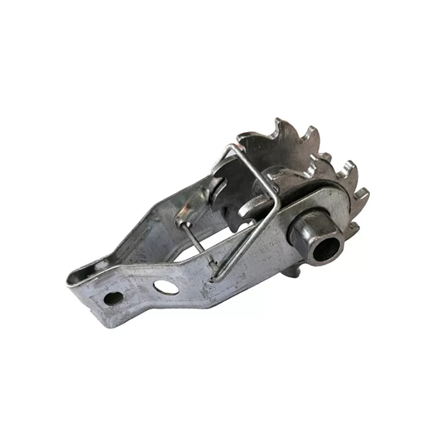 3930318 erősített huzalfeszítő, rugós racsnis - 130 mm (horg