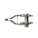 3930318 erősített huzalfeszítő, rugós racsnis - 130 mm (horganyzott)