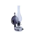 217467 petróleum lámpa, 348 mm (üveg - fém)