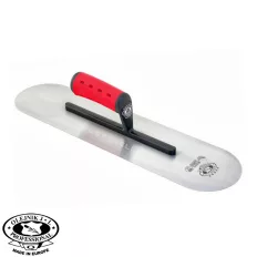   Olejnik JL betonsimító kerekített véggel 120x480 mm (inox, gumírozott nyél)