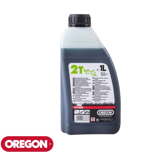 OREGON 2T 2-ütemű motorolaj, zöld - 1 liter