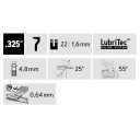 Oregon 22LPX067E PowerCut fűrészlánc 0,325" - 1,6mm - 67 láncszem