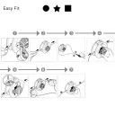 Oregon 539137 Boltless profi damilfej, Tap&Go - 130 mm (univerzális)