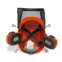 Oregon 562413 Waipoua védősisak rostéllyal és hallásvédő fültokkal (SNR=26 dB)