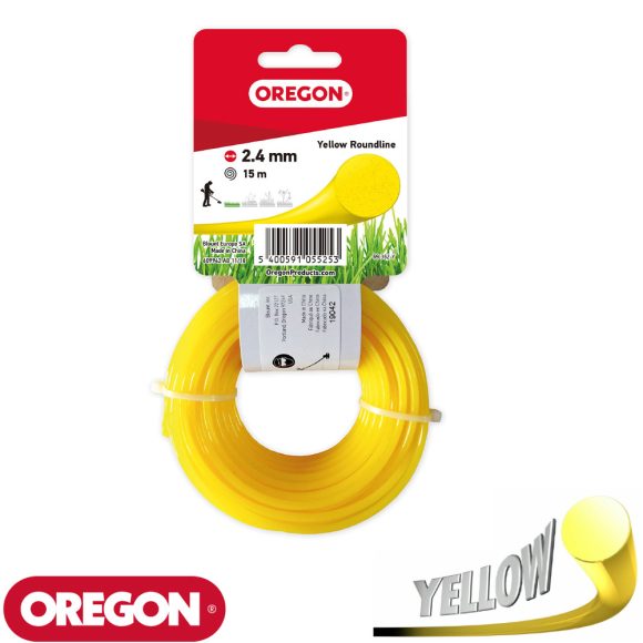 OREGON 69-362-Y Yellow Line kerek vágószál 2,4 mm - 15 m