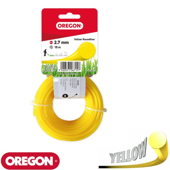 OREGON 69-380-Y Yellow Line kerek vágószál 2,7 mm - 15 m