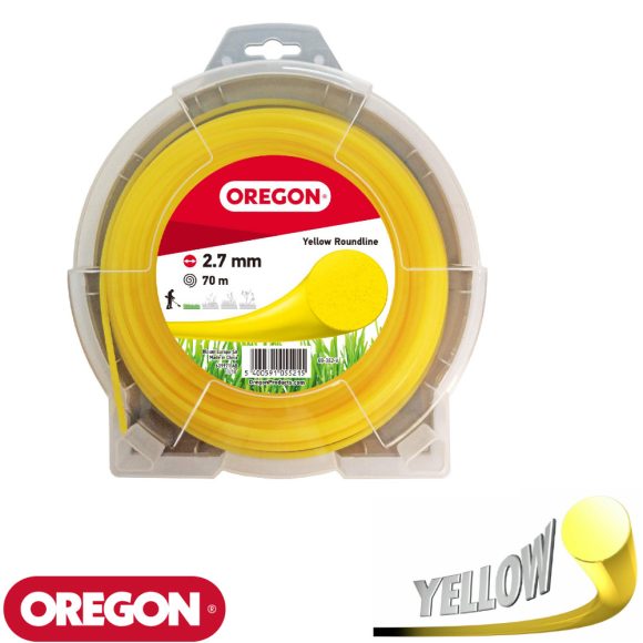 OREGON 69-382-Y Yellow Line kerek vágószál 2,7 mm - 70 m