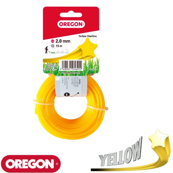 OREGON 69-446-Y Yellow Line csillag vágószál 2,0 mm - 15 m