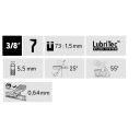 Oregon 73LPX060E PowerCut fűrészlánc 3/8" - 1,5mm - 60 láncszem