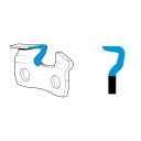 Oregon 91VXL055E VersaCut fűrészlánc 3/8" low profile - 1,3mm - 55 láncszem