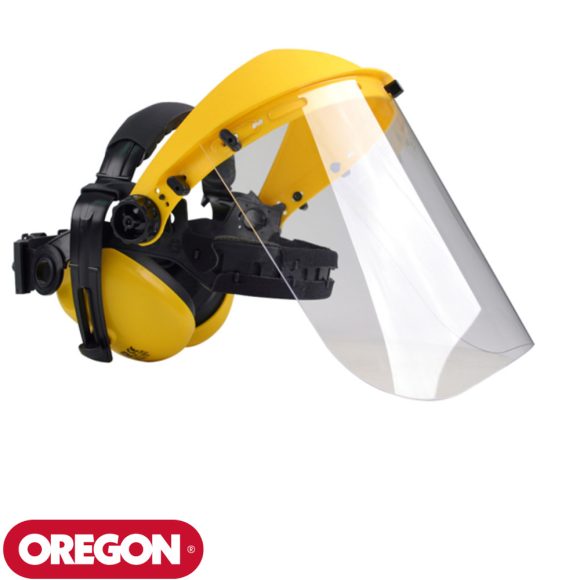Oregon Q515062 polikarbonát arcvédő és hallásvédő fültok (SNR=27,6 dB)