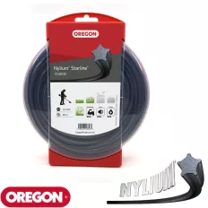   OREGON 104883E Nylium Starline csillag vágószál fűkaszához 2,4 mm - 90 m