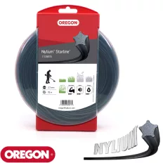   OREGON 110987E Nylium Starline csillag vágószál fűkaszához 2,7 mm - 70 m