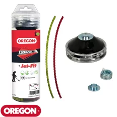  Oregon 525242 Jet-Fit négy fix szálas damilfej szett - 360 darab Techni-Blade szállal