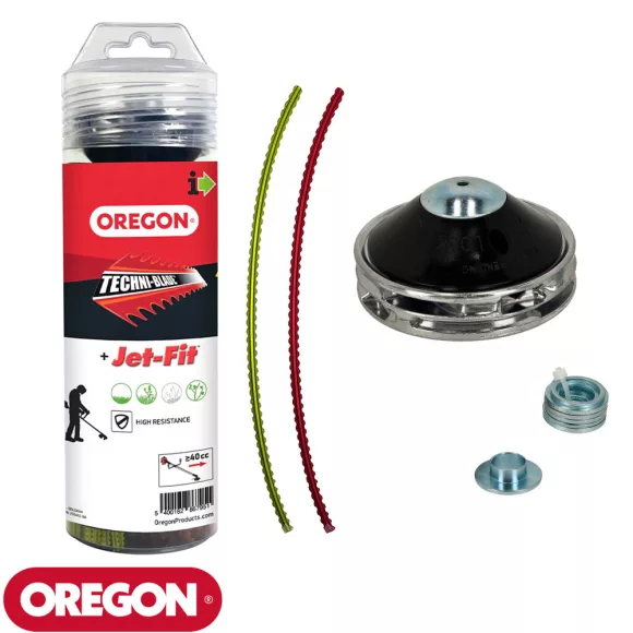 Oregon 525242 Jet-Fit négy fix szálas damilfej szett - 360 darab Techni-Blade szállal