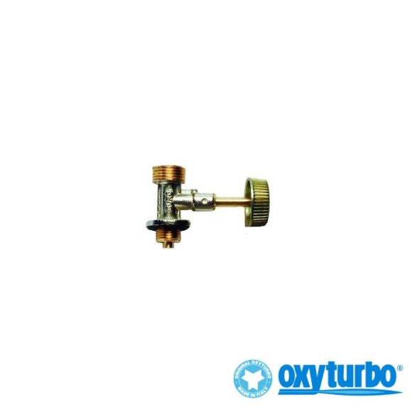 Oxyturbo 418510 gázpalack szelep (2-3 kg-oshoz) (16x1.5 mm), Ø 27 mm KM