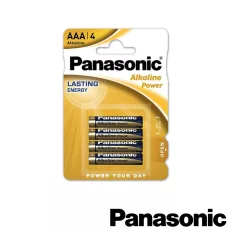   Panasonic Alkaline Power ceruzaelem (alkáli) AAA/LR03 (1.5 V) 4 db/cs. (Lasting Energy)