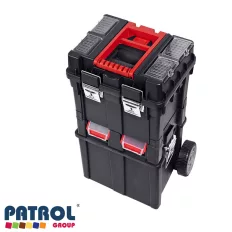   Patrol Wheelbox HD Compact kerekes szerszámosláda (műanyag), lakatolható, 495x350x710 mm