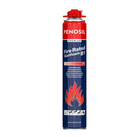 PENOSIL Fire Rated Gunfoam B1 tűzgátló PU pisztolyhab 750 ml