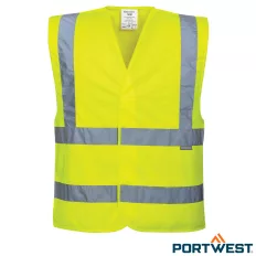 Portwest C470 jólláthatósági mellény (sárga), 4XL/5XL