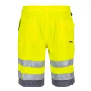 Portwest E043 Hi-Vis rövidnadrág, sárga-szürke - 3XL méret (35% pamut, 65% poliészter - 245g/m2)