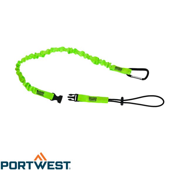 Portwest FP44 csatos szerszámtartó kötél 90cm , zöld - max 1 kg