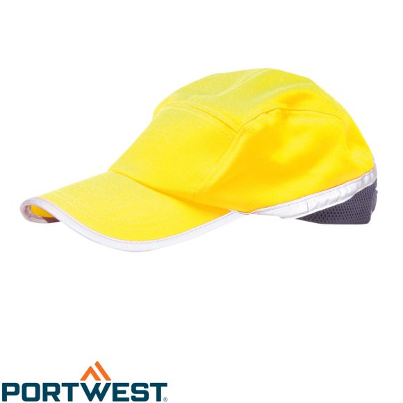 Portwest HB10 Hi-Vis sárga baseball sapka