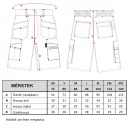 Portwest KS18 Granite rövidnadrág, fekete-szürke - M méret (35% pamut, 65% poliészter - 245g/m2)
