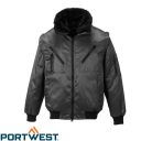Portwest PJ10 pilótadzseki, fekete - M