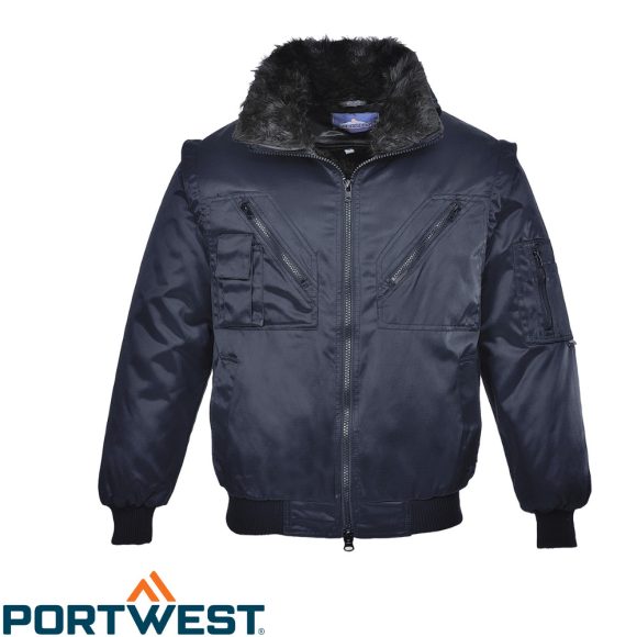 Portwest PJ10 pilótadzseki, tengerészkék - 4XL