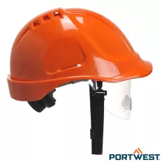   Portwest PW55 Endurance védősisak látómezővel (narancssárga)