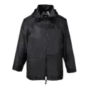 Portwest S440 Classic esődzseki, fekete - L méret (100% PE + PVC bevonat - 210g/m2)