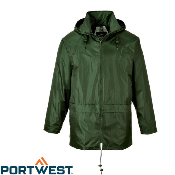 Portwest S440 Classic esődzseki, olívazöld - 3XL méret (100% PE + PVC bevonat - 210g/m2)