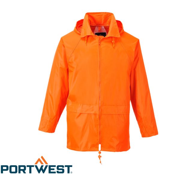 Portwest S440 Classic esődzseki, narancssárga - 3XL méret (100% PE + PVC bevonat - 210g/m2)