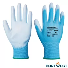 PORTWEST A120 PU tenyérmártott kesztyű (kék, méret: 10)