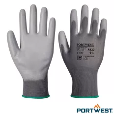   PORTWEST A120 PU tenyérmártott kesztyű (szürke, méret: 10)