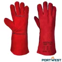 PORTWEST A500 hegesztőkesztyű (piros, méret: 12)
