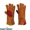 PORTWEST A530 megerősített hegesztőkesztyű (barna, méret: 10)