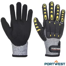   PORTWEST A722 Anti Impact ütésálló vágásbiztos védőkesztyű (méret: 10)