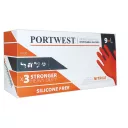 PORTWEST A930 Orange HD egyszerhasználatos nitril kesztyű - méret: 7 (0,17 mm vtg)